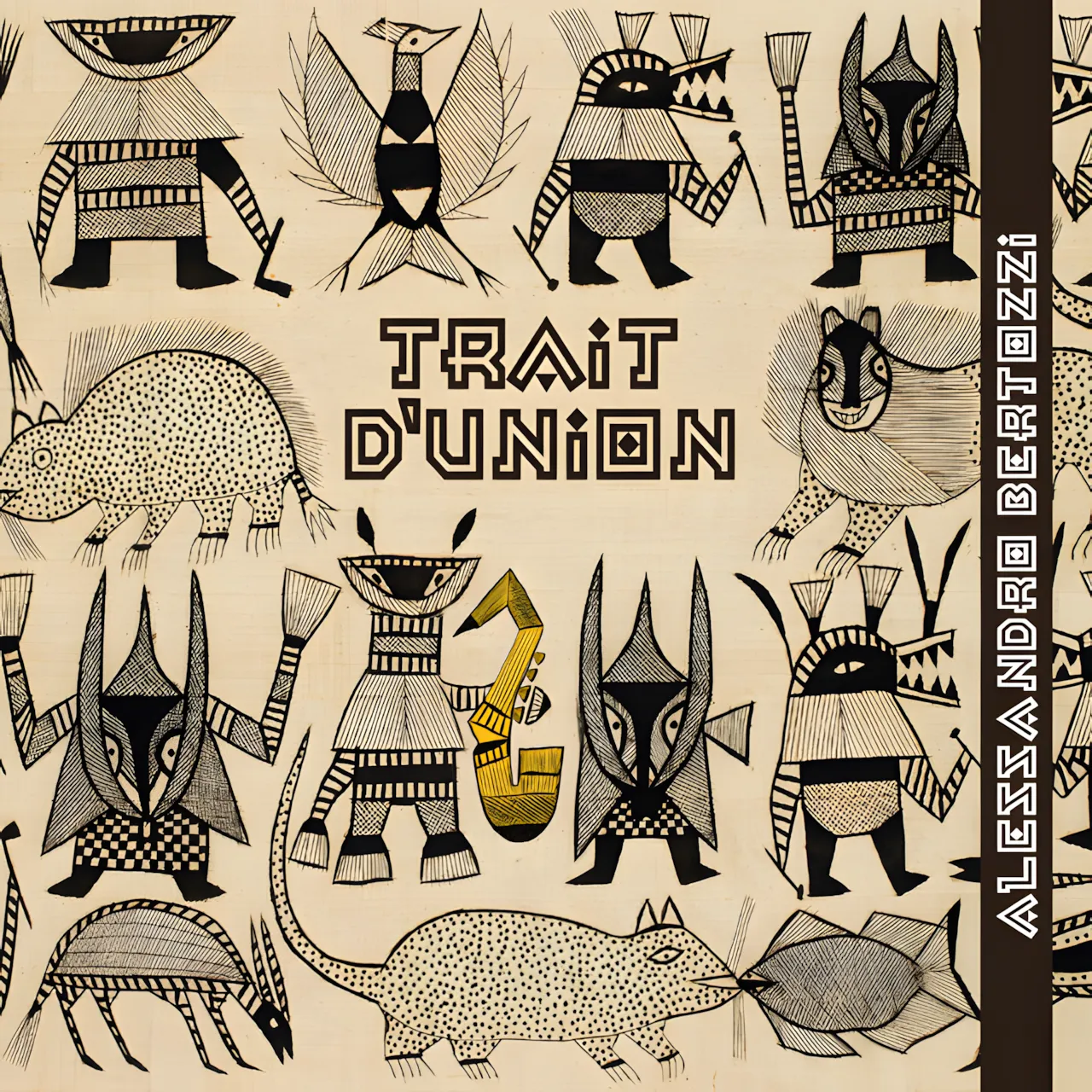 Album cover of Trait d'union by Alessandro Bertozzi